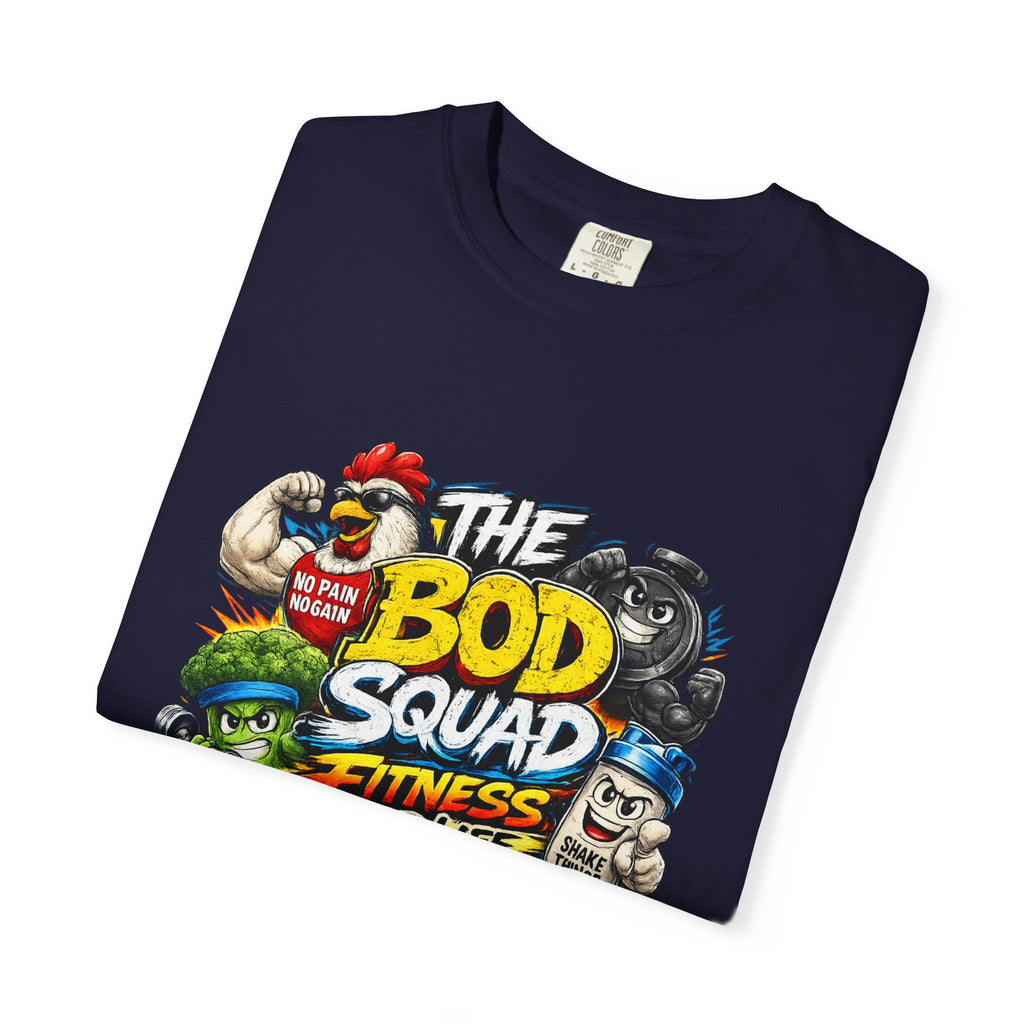 The Bod Squad Fitness For Life T-Shirt | Cartoon Gym Characters