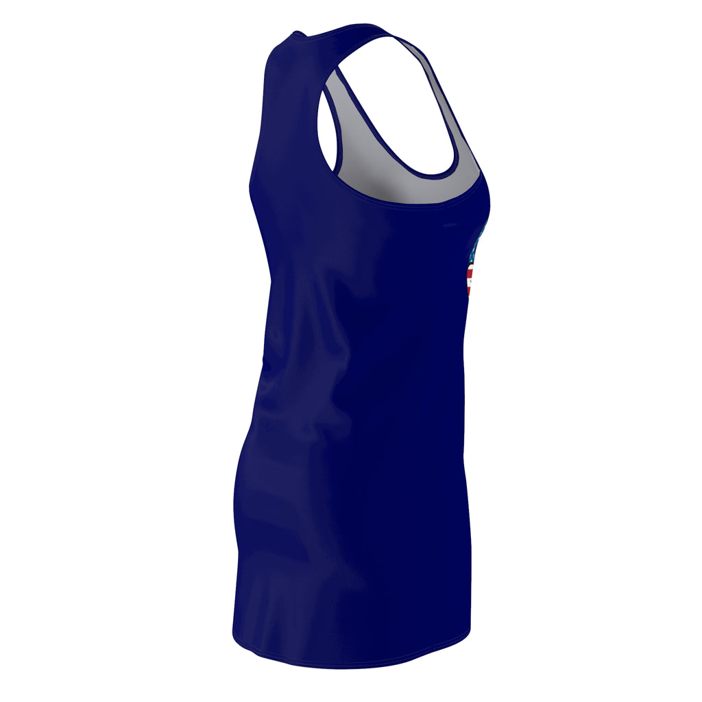 American Apple graphic Racerback Dress | Fourth of July