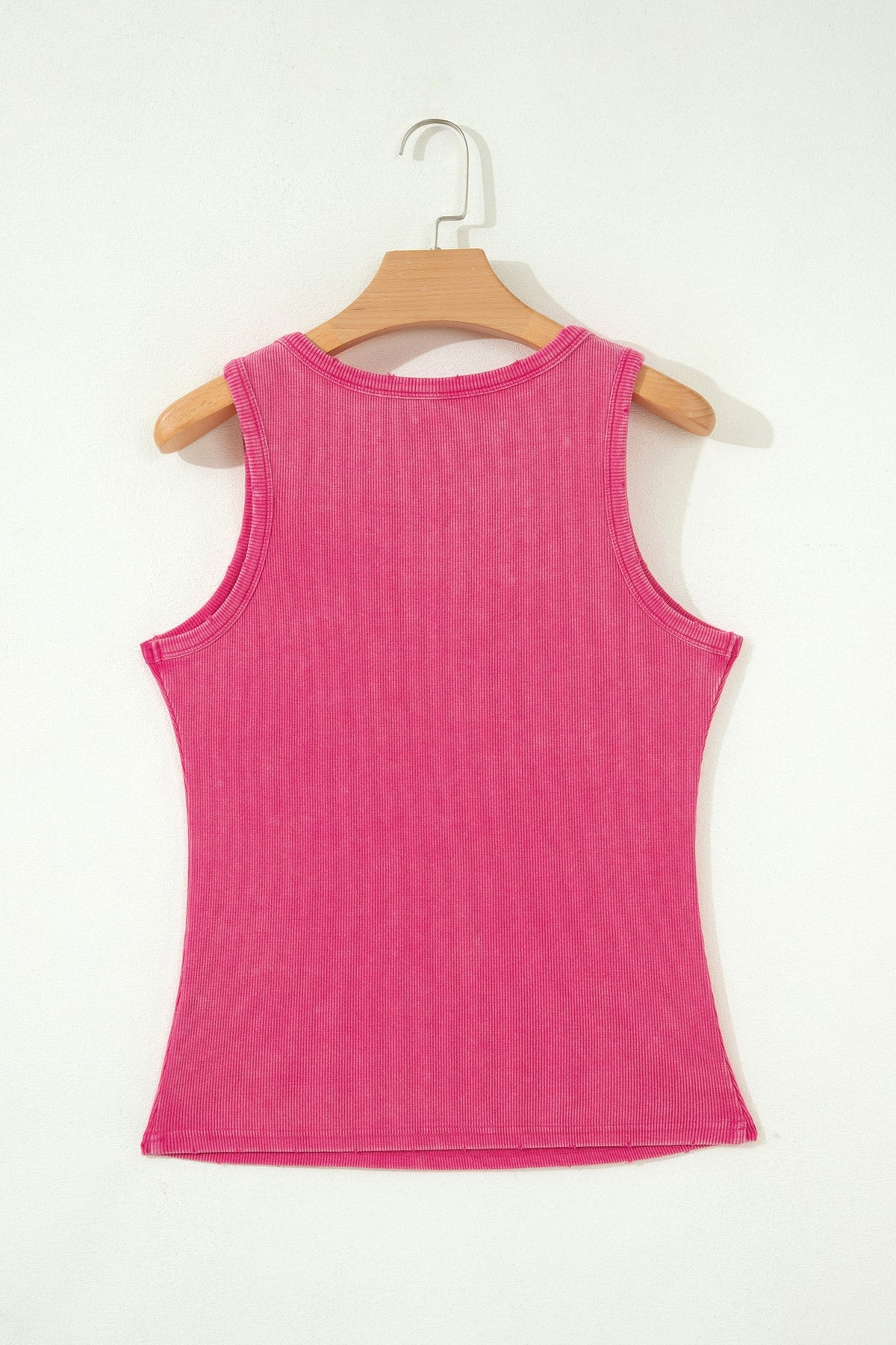 Solid Distressed Ribbed Mineral Wash Tank