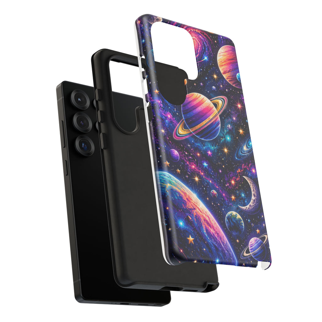 Colorful Galaxy Planets phone case | Tough Case