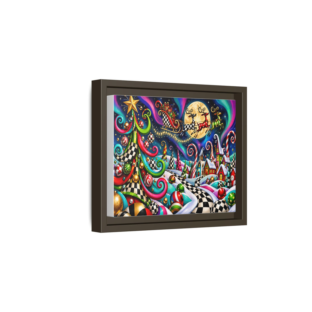 Whimsical Christmas Night Canvas