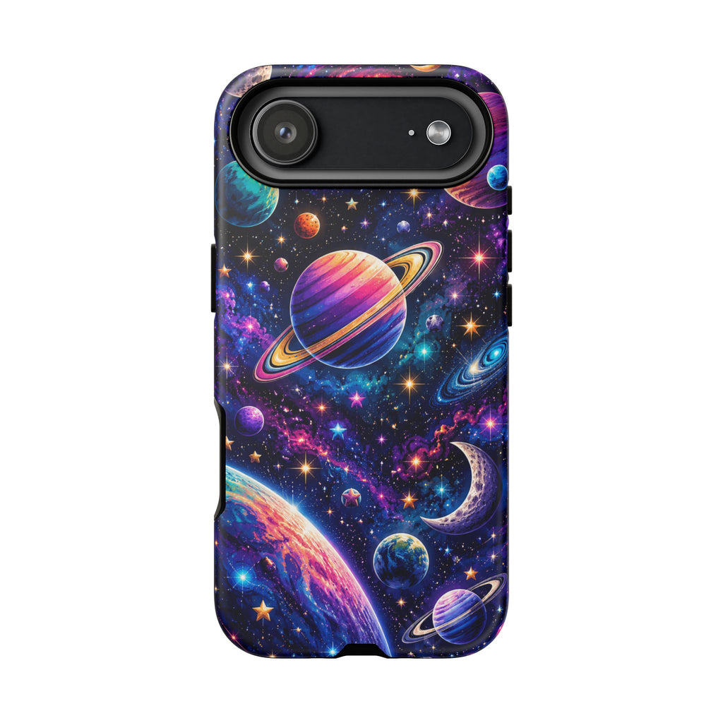 Colorful Galaxy Planets phone case | Tough Case