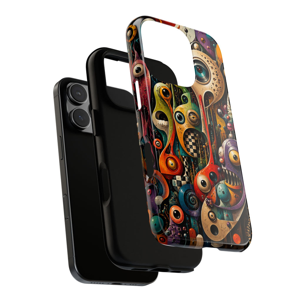 Surreal Monster Art Phone Case — Colorful Abstract Creature Design