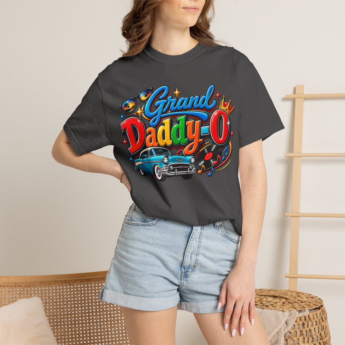 Grand Daddy-O Retro Car Graphic T-Shirt