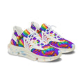 Rainbow Hot Air Balloon Mesh Sneakers — Colorful Women's Athletic Shoes