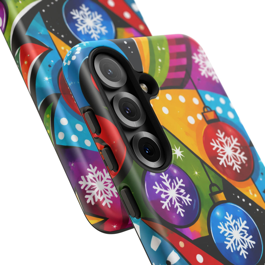 Holiday Ornament Phone Case — Colorful Festive Christmas Design