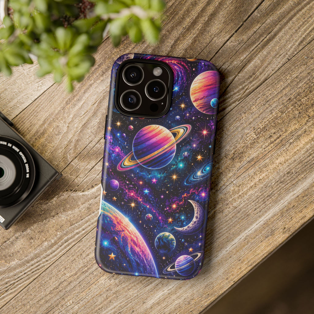 Colorful Galaxy Planets phone case | Tough Case