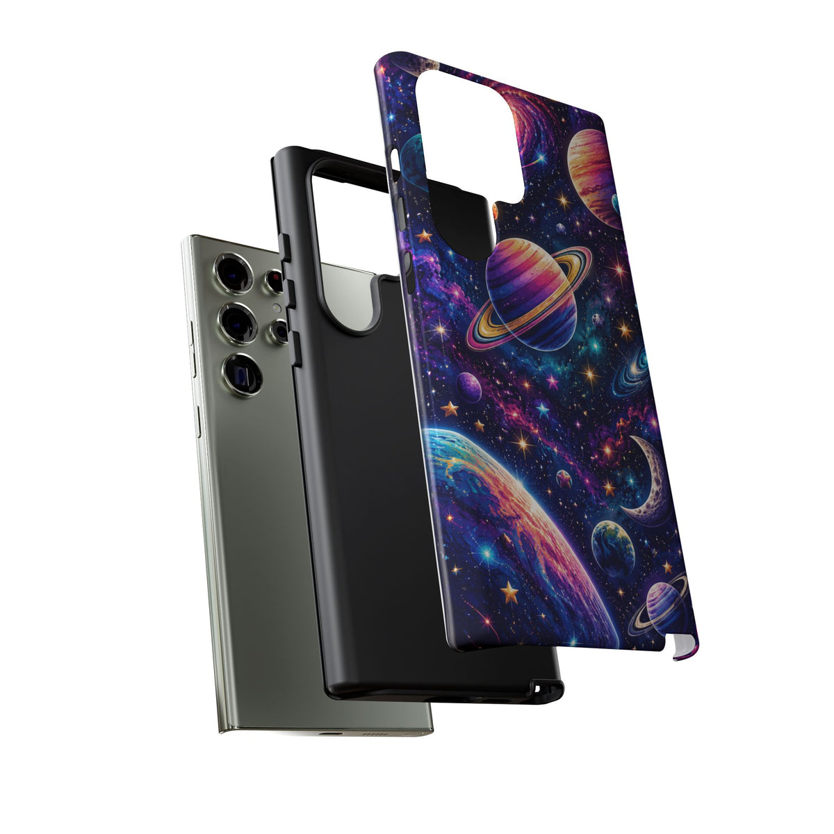 Colorful Galaxy Planets phone case | Tough Case