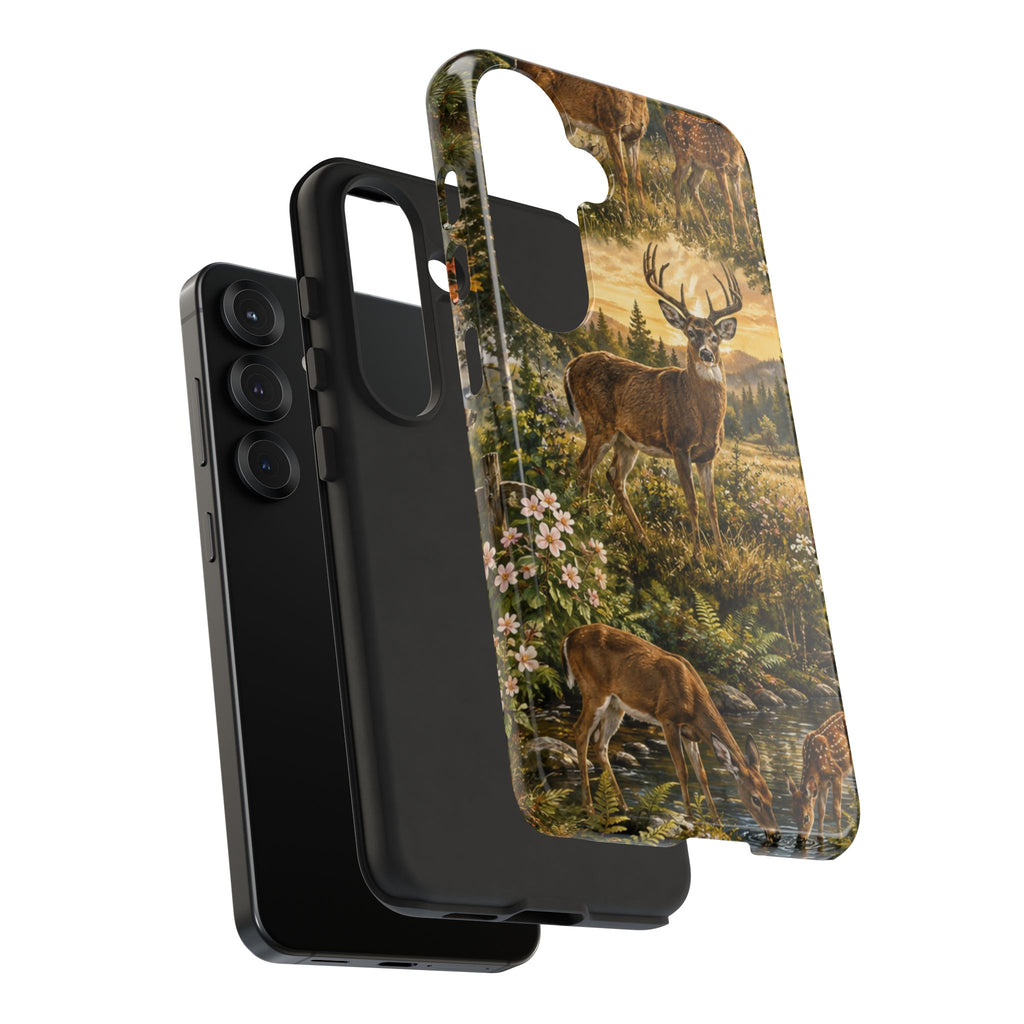 Deer Forest Phone Case — Woodland Bucks Nature iPhone Cover