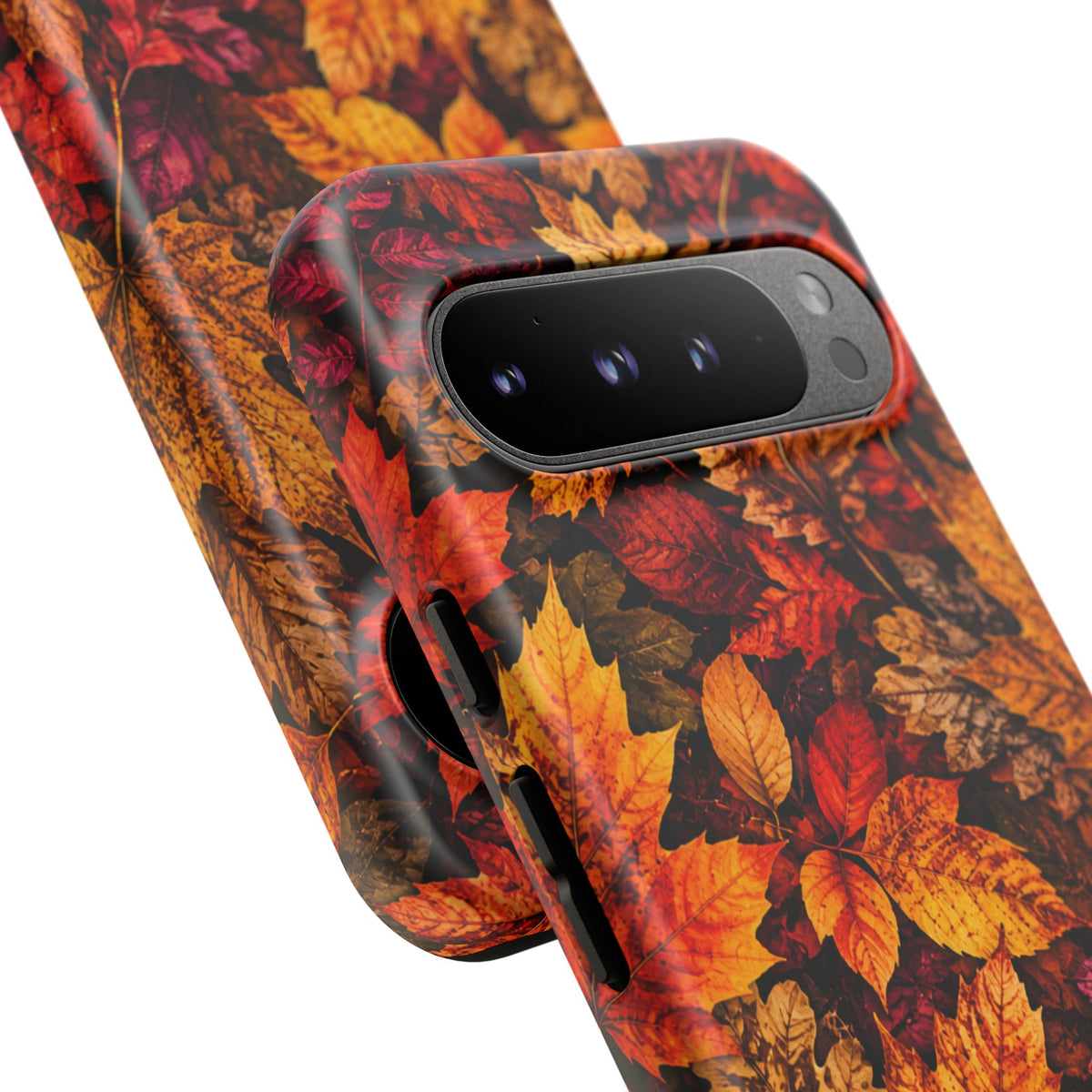 Autumn Leaves Tough Phone Case — Fall Foliage Protective Cover