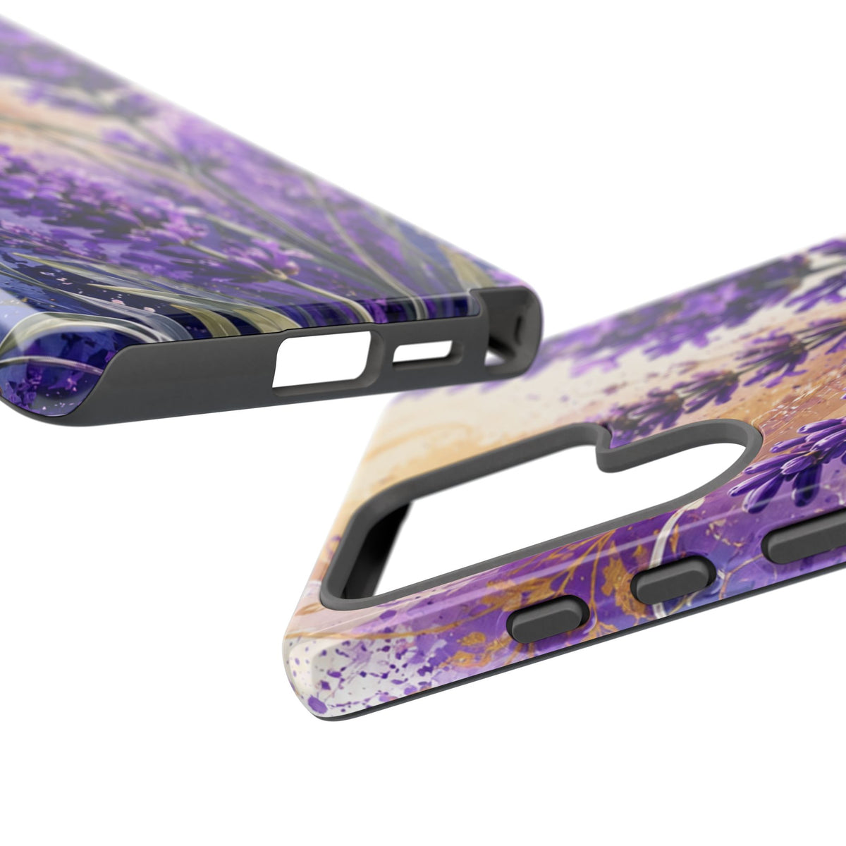 Lavender Bouquet Tough Phone Case — Protective Floral iPhone Case