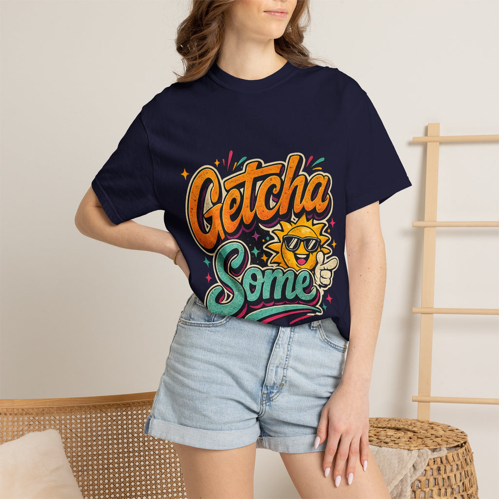 Getcha Some Sun Graphic T-Shirt | Retro Sun Illustration