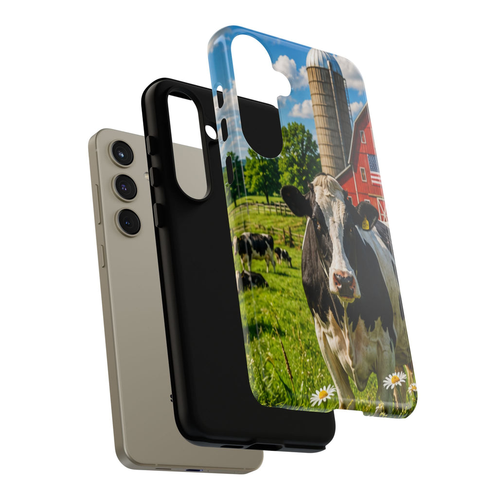 Cow Farm Phone Case — Rustic Barnyard iPhone Cover