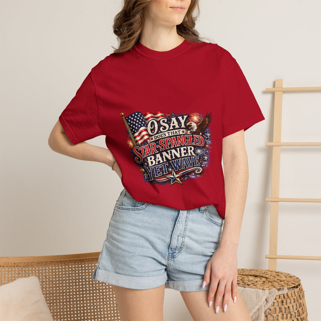 Star-Spangled Banner Graphic T-shirt | American Flag Patriotic Tee