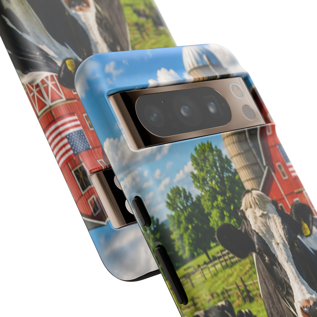 Cow Farm Phone Case — Rustic Barnyard iPhone Cover
