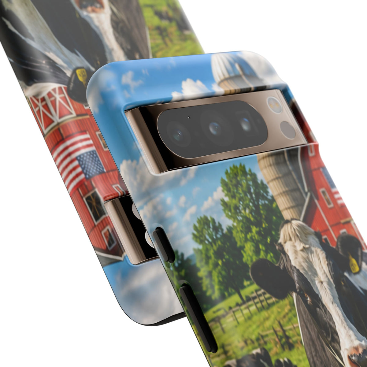 Cow Farm Phone Case — Rustic Barnyard iPhone Cover