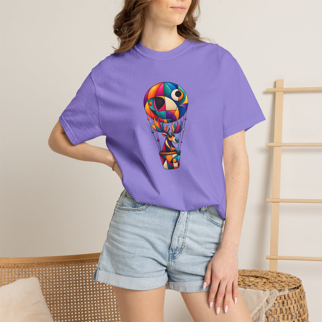 Hot Air Balloon Abstract Art T-Shirt