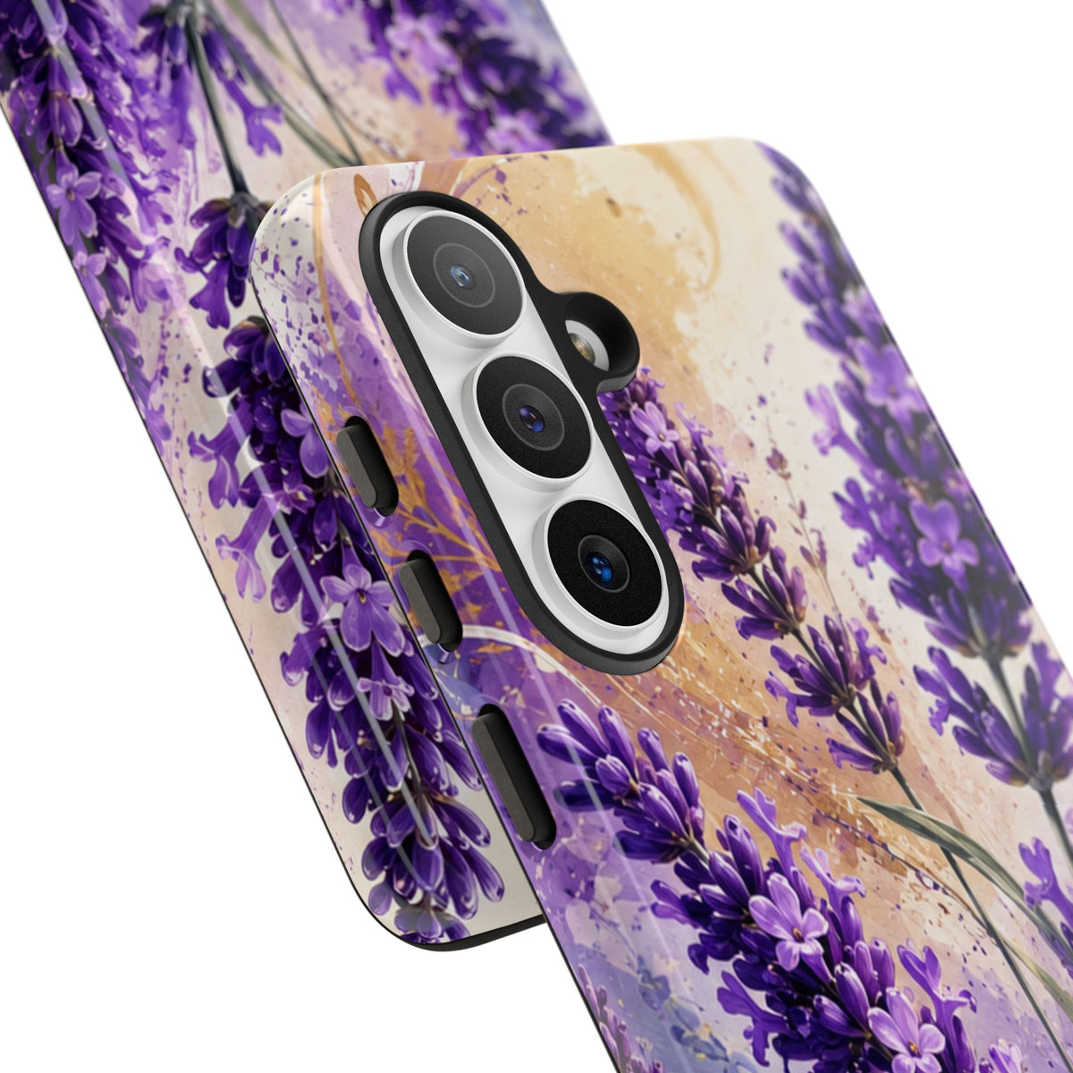 Lavender Bouquet Tough Phone Case — Protective Floral iPhone Case