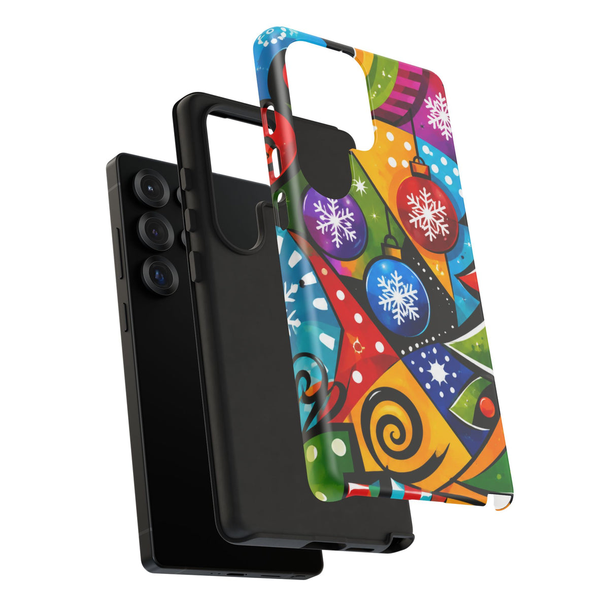 Holiday Ornament Phone Case — Colorful Festive Christmas Design