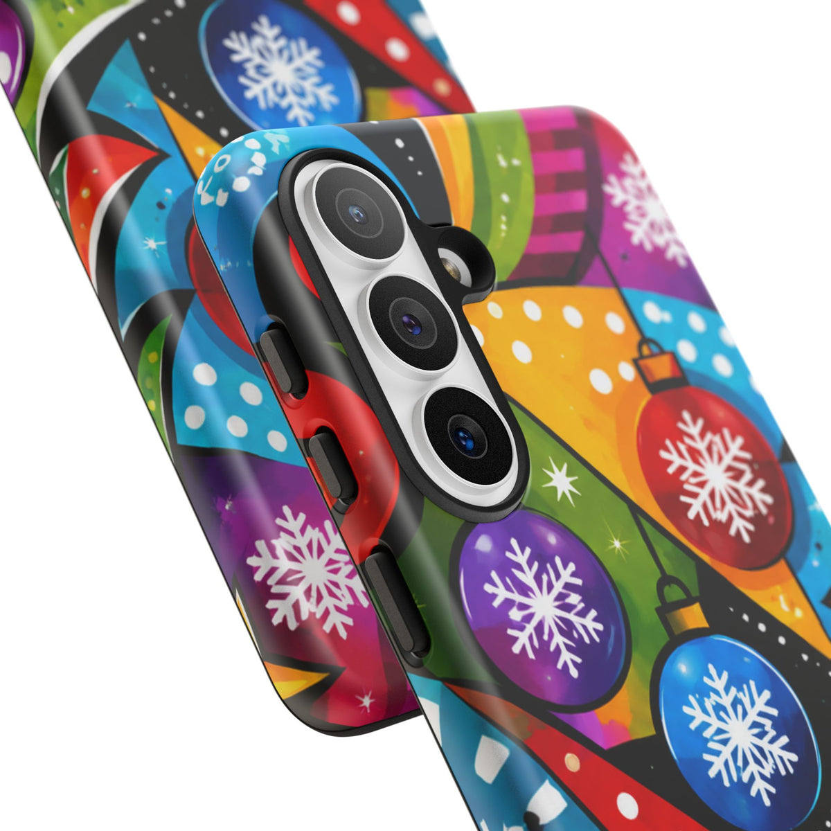 Holiday Ornament Phone Case — Colorful Festive Christmas Design