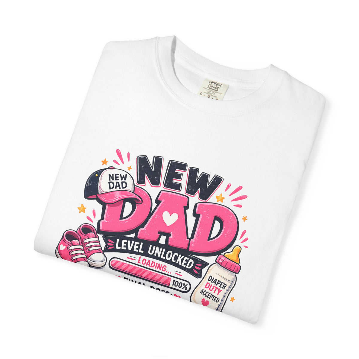 New Dad Level Unlocked T-shirt | Daddy to a Princess