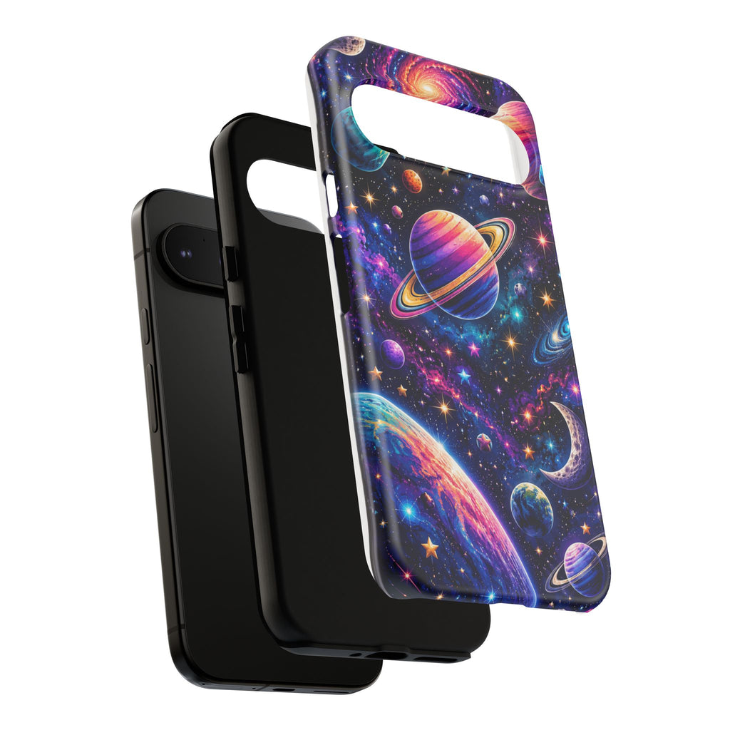 Colorful Galaxy Planets phone case | Tough Case
