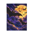 Halloween Bat Moon Velveteen Plush Blanket