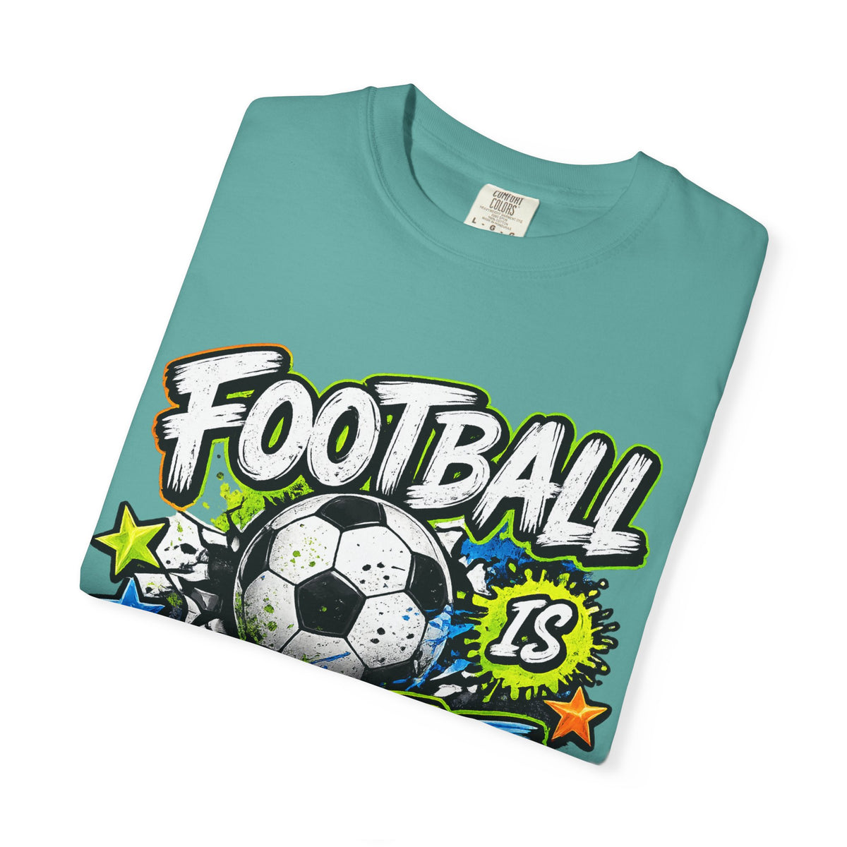 Football Is Life T-shirt | Soccer Ball Graphic Tee, Youth Sports