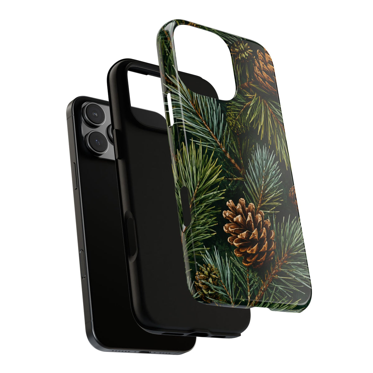 Pinecone Pines Phone Case — Festive Evergreen iPhone Cover
