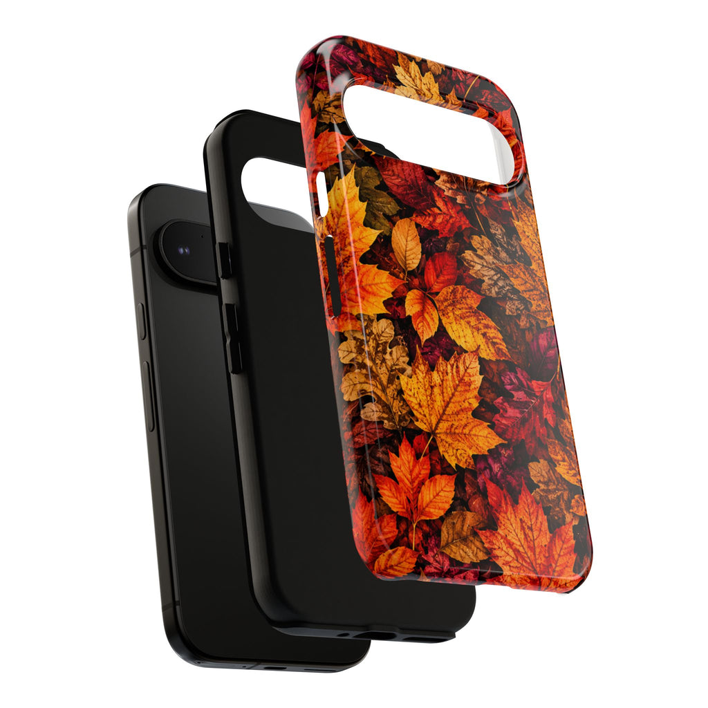 Autumn Leaves Tough Phone Case — Fall Foliage Protective Cover