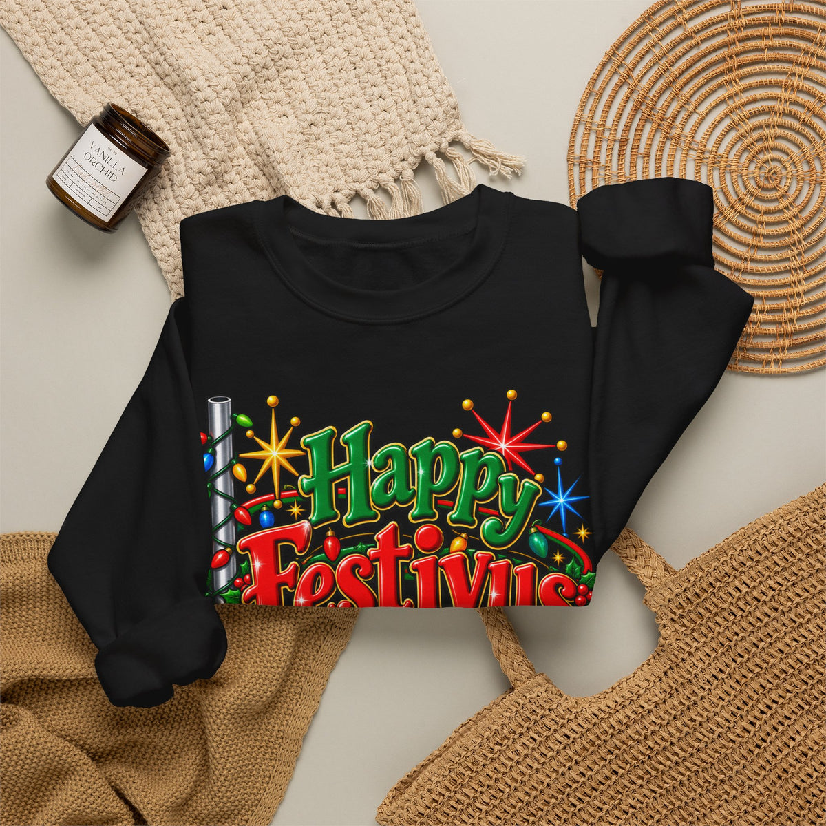 Festivus Sweatshirt – "Happy Festivus" Holiday Crewneck