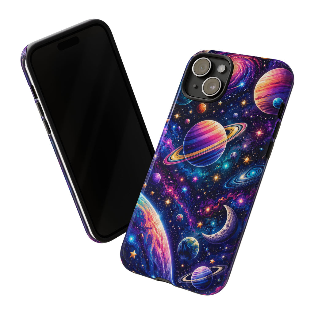 Colorful Galaxy Planets phone case | Tough Case