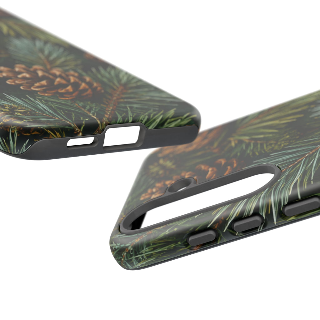 Pinecone Pines Phone Case — Festive Evergreen iPhone Cover
