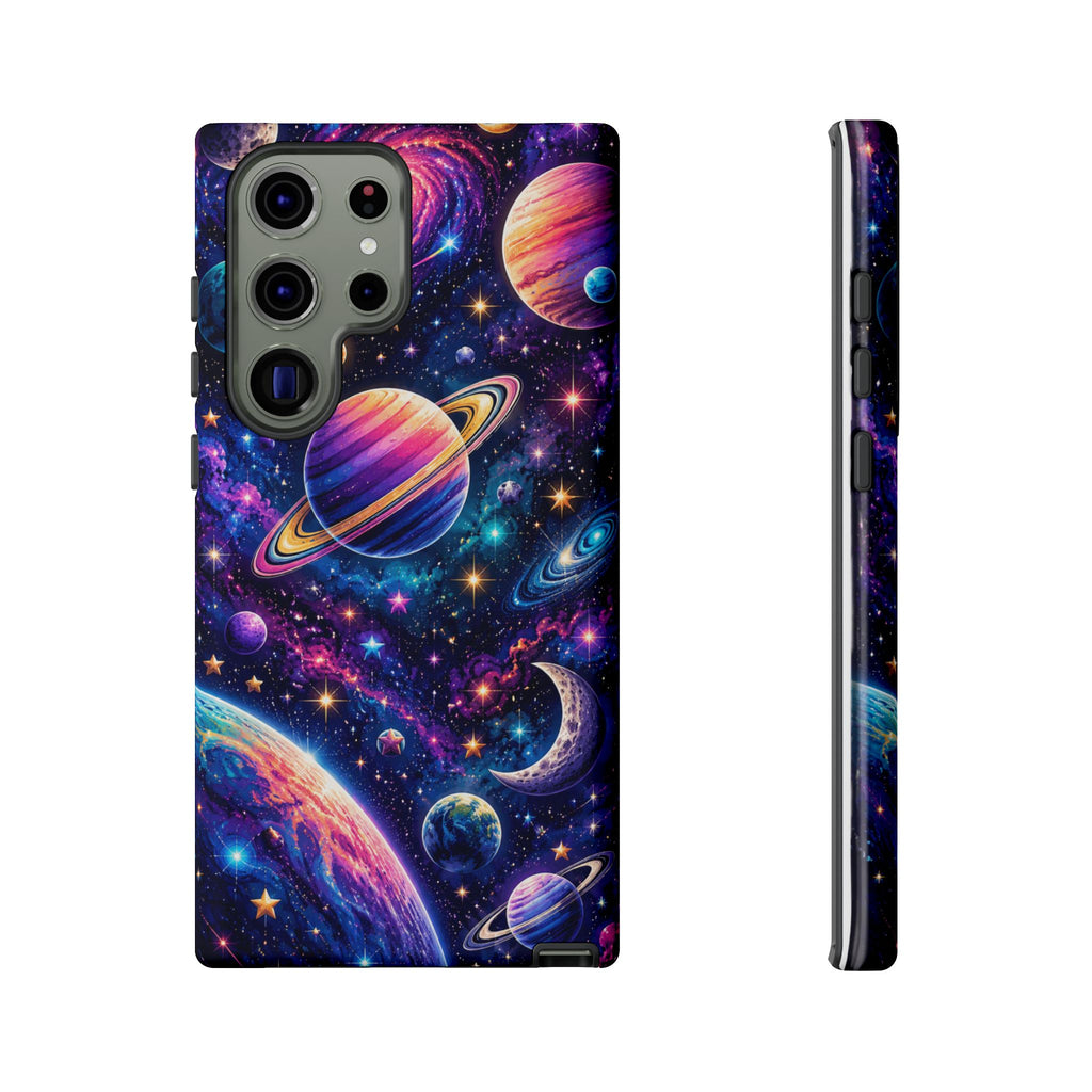 Colorful Galaxy Planets phone case | Tough Case
