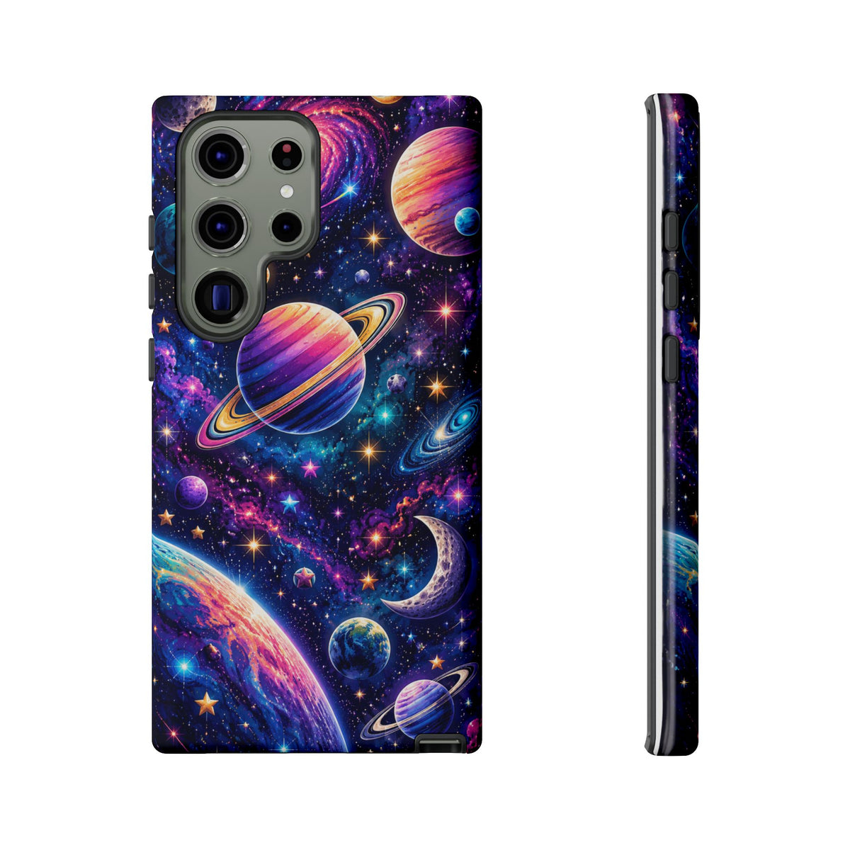Colorful Galaxy Planets phone case | Tough Case