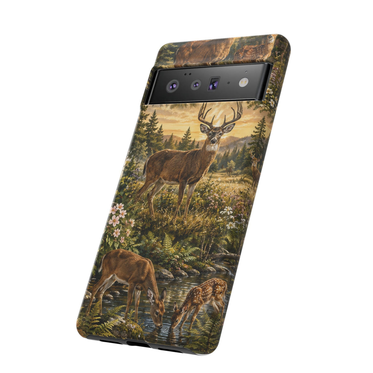 Deer Forest Phone Case — Woodland Bucks Nature iPhone Cover