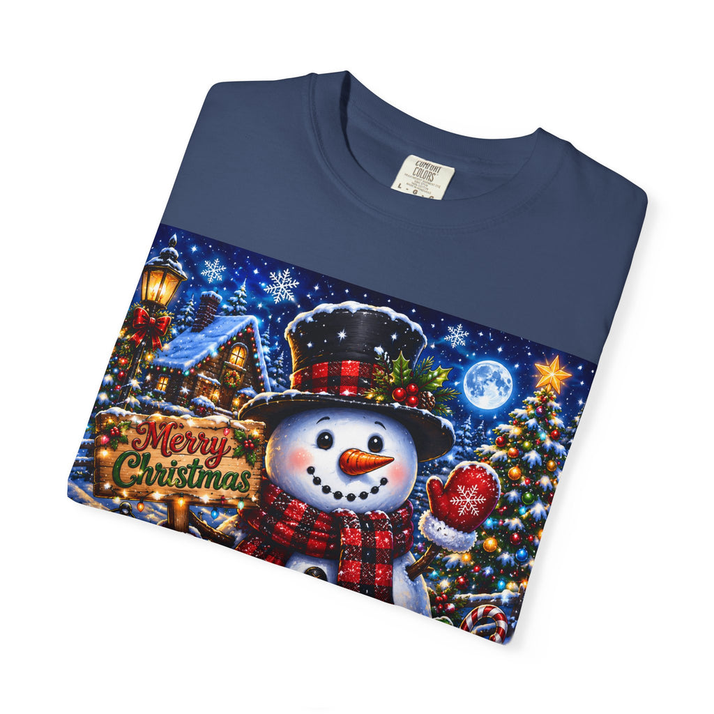 Christmas Snowman T-Shirt — Merry Christmas Holiday Graphic Tee