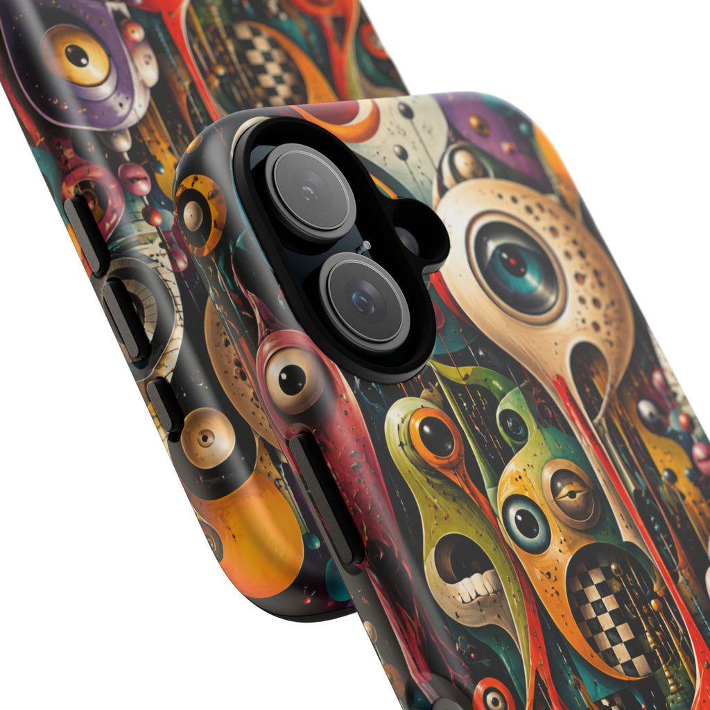 Surreal Monster Art Phone Case — Colorful Abstract Creature Design