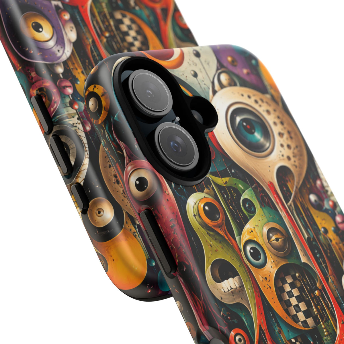 Surreal Monster Art Phone Case — Colorful Abstract Creature Design