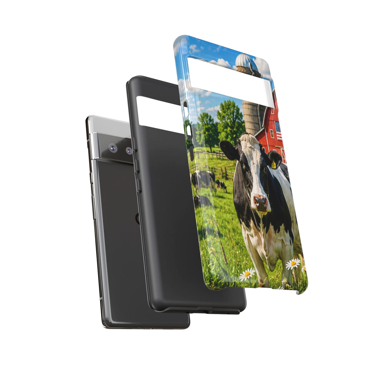 Cow Farm Phone Case — Rustic Barnyard iPhone Cover