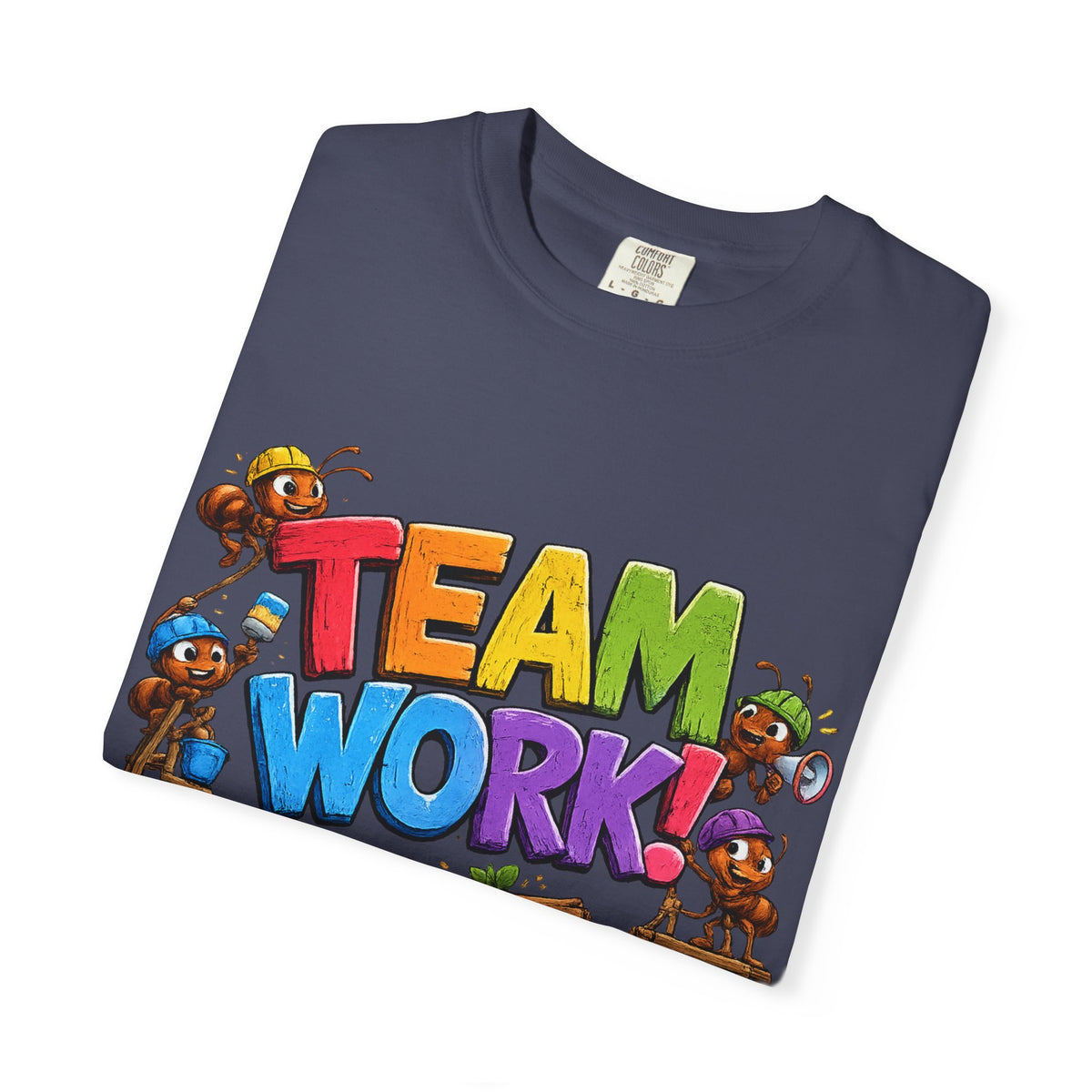 Teamwork Cartoon Ants T-shirt | Team Work Graphic Tee