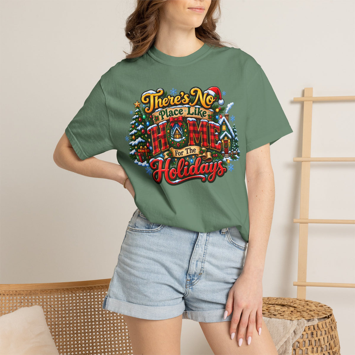 There’s No Place Like Home for the Holidays T-shirt | Christmas Tee
