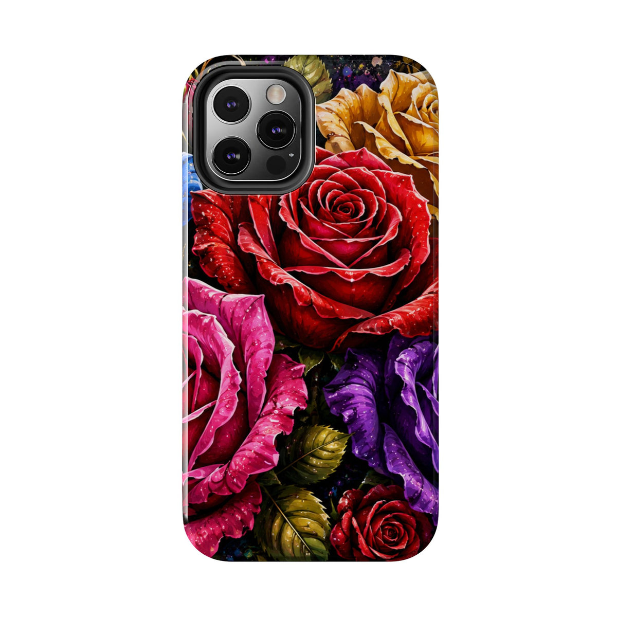 Tough Phone Case — Vibrant Rose Garden Protective Phone Cover