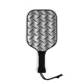 Pickleball Paddles Set - Industrial Diamond Plate Design with 2 Balls