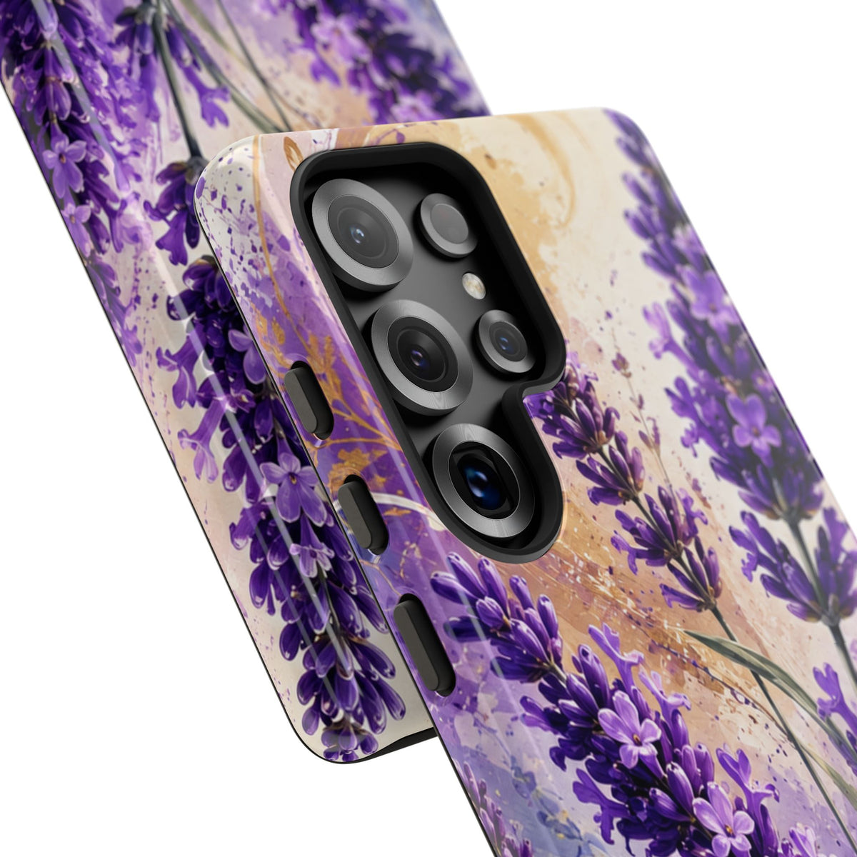 Lavender Bouquet Tough Phone Case — Protective Floral iPhone Case