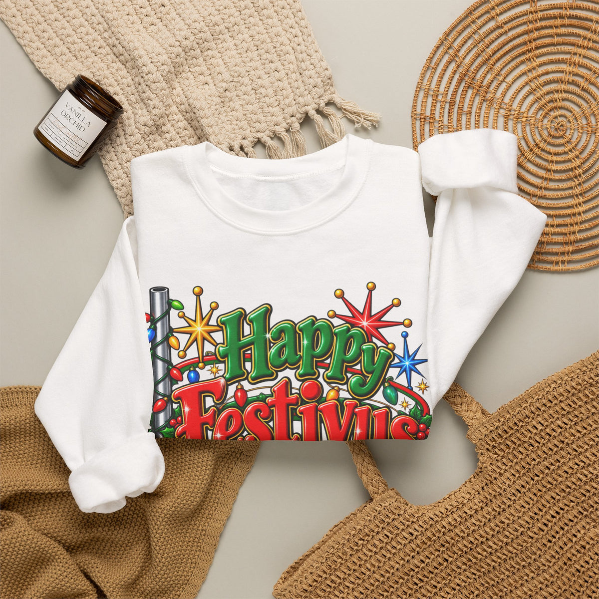 Festivus Sweatshirt – "Happy Festivus" Holiday Crewneck