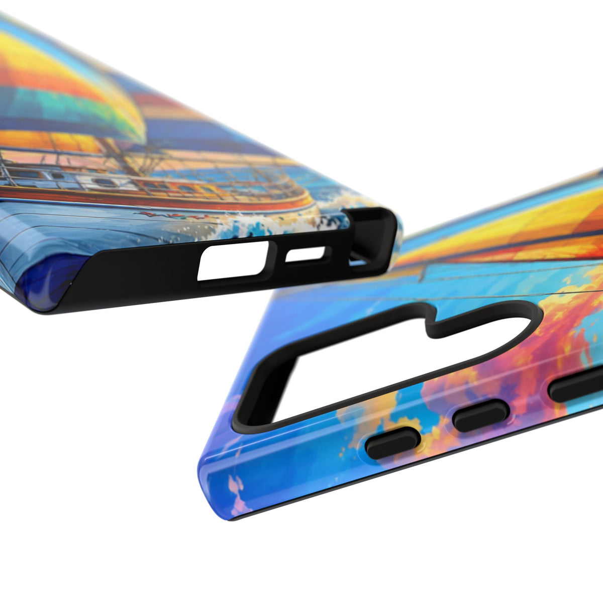 Sailboat Sunset Phone Case — Colorful Nautical iPhone Cover