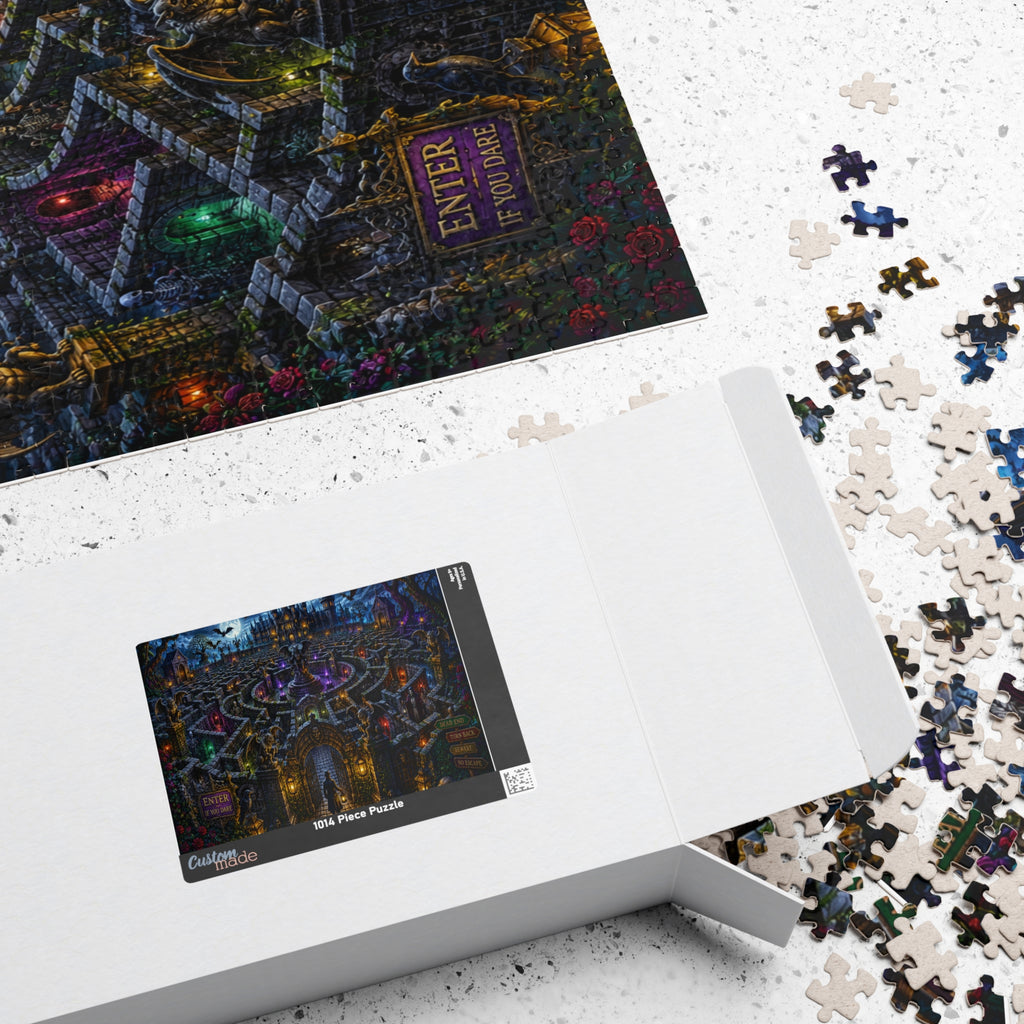 Haunted Castle Maze Puzzle 520 Piece | Spooky Night Jigsaw