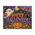 Happy Halloween Jigsaw Puzzle — Festive Pumpkin, Ghost & Witch Cat Puzzle (110/252/520/1014 pcs)