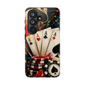 Casino Poker Ace Phone Case — Vintage Playing Cards & Chips Protective Cover